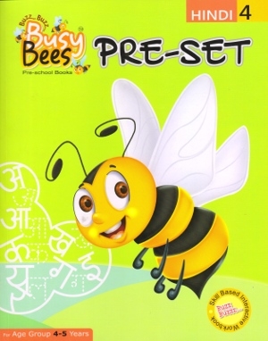 Acevision Busy Bees Pre-Set Hindi Book 4