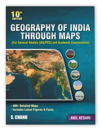 S.Chand Geography of India Through Maps Book 2025 - 2026