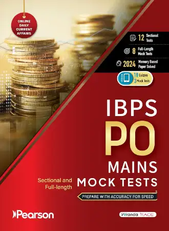 Pearson IBPS PO Mains Mock Tests (Sectional and Full Length)