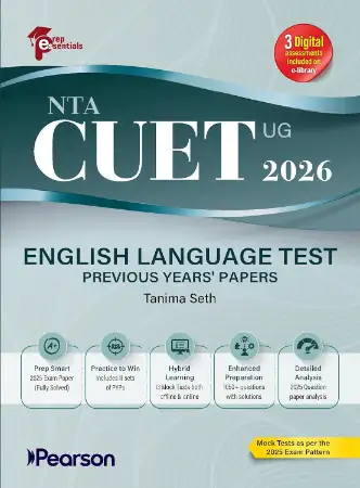 Pearson NTA CUET (UG) English Language Test Previous Years' Papers 2026