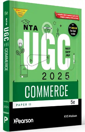 Pearson NTA UGC NET/SET/JRF Paper -II Commerce 2025